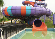 Super Bowl Water Slide / Tema Water Park Amusement Slide Untuk Kolam Renang Besar